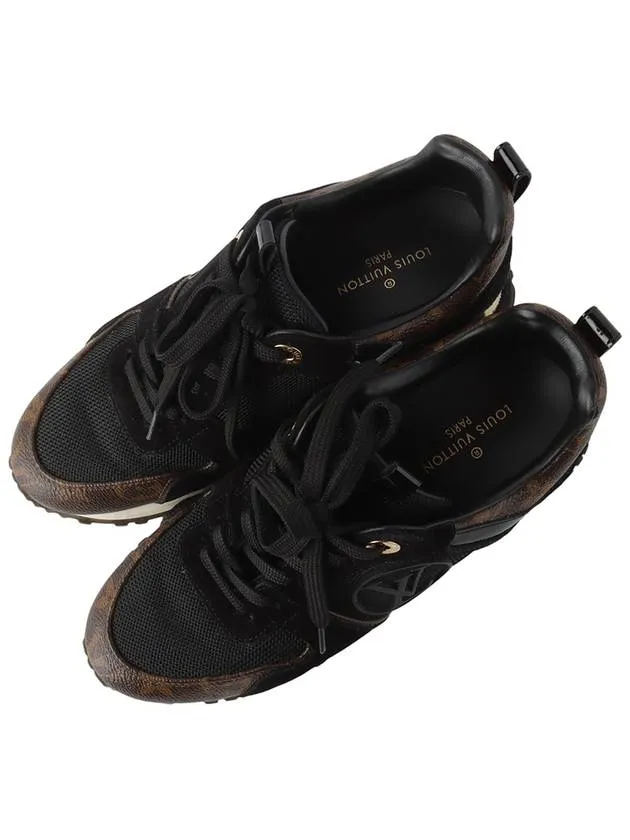 1A3CW7 Black Gold Runaway Sneakers Size 35 34217Y