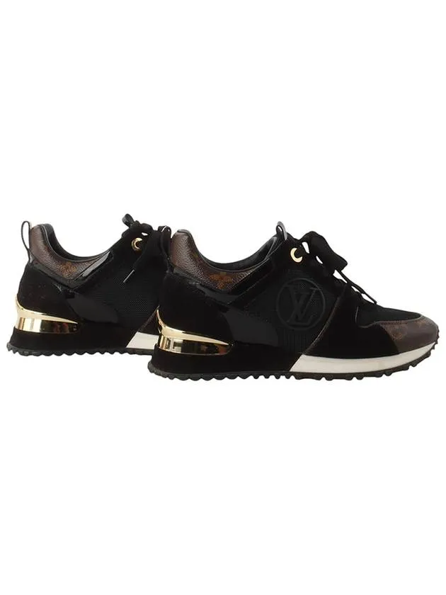1A3CW7 Black Gold Runaway Sneakers Size 35 34217Y