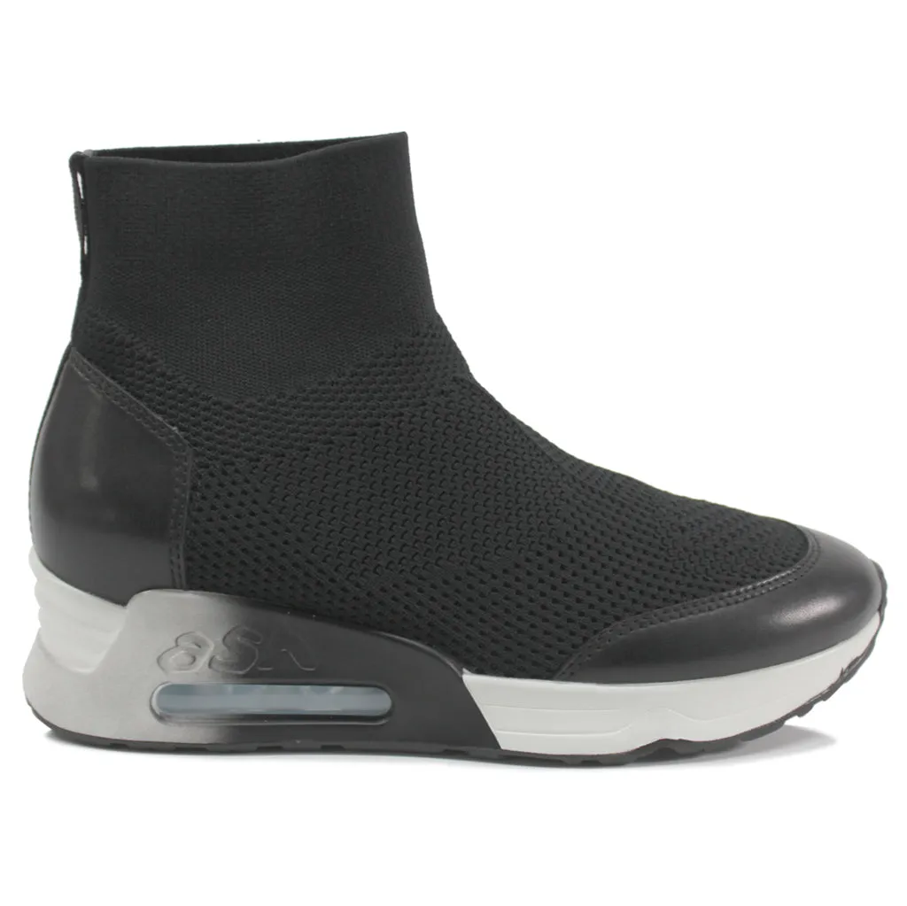 Ash Lunar Leather Textile Women's High-Top Trainers