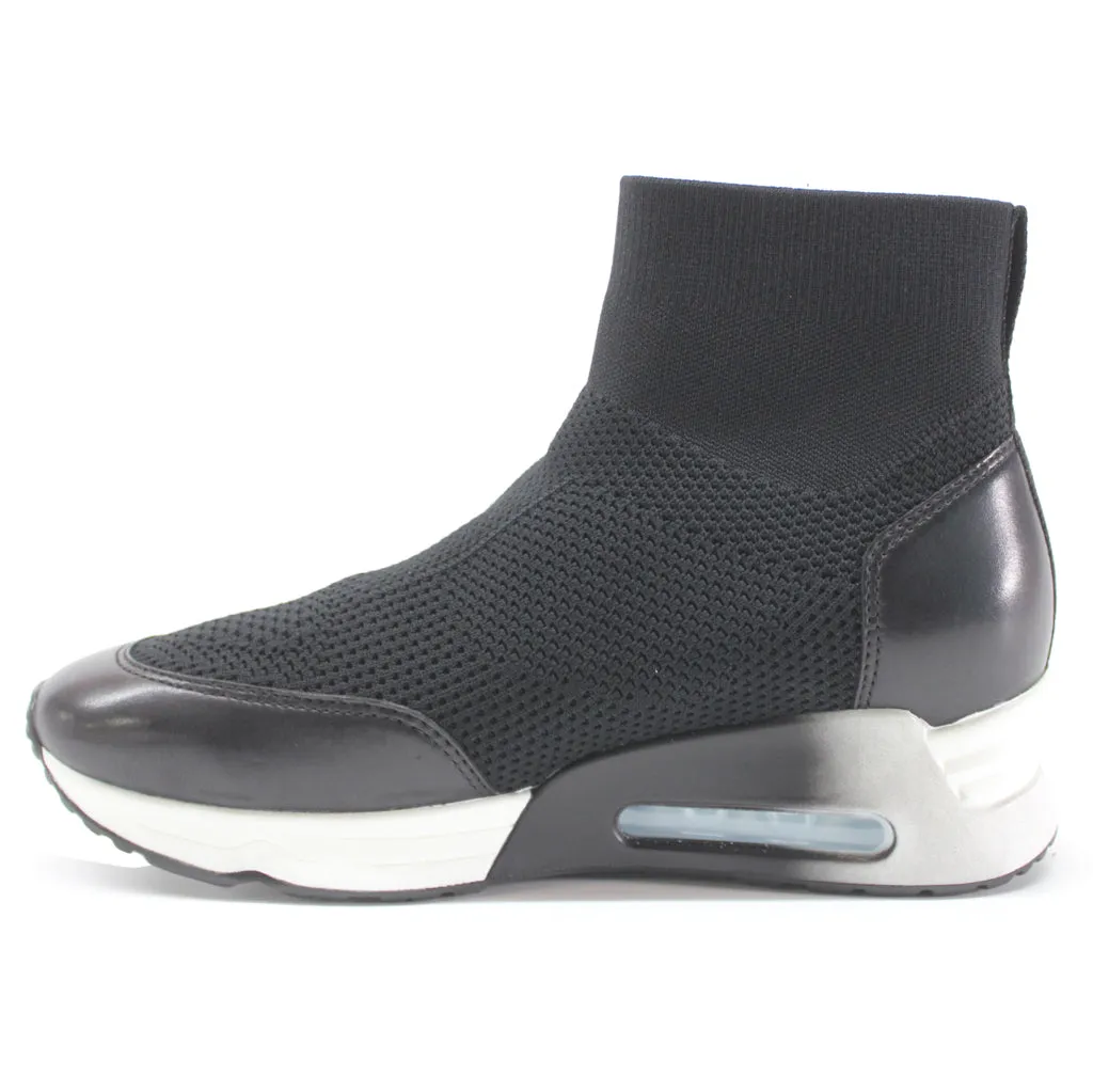 Ash Lunar Leather Textile Women's High-Top Trainers