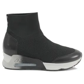 Ash Lunar Leather Textile Women's High-Top Trainers