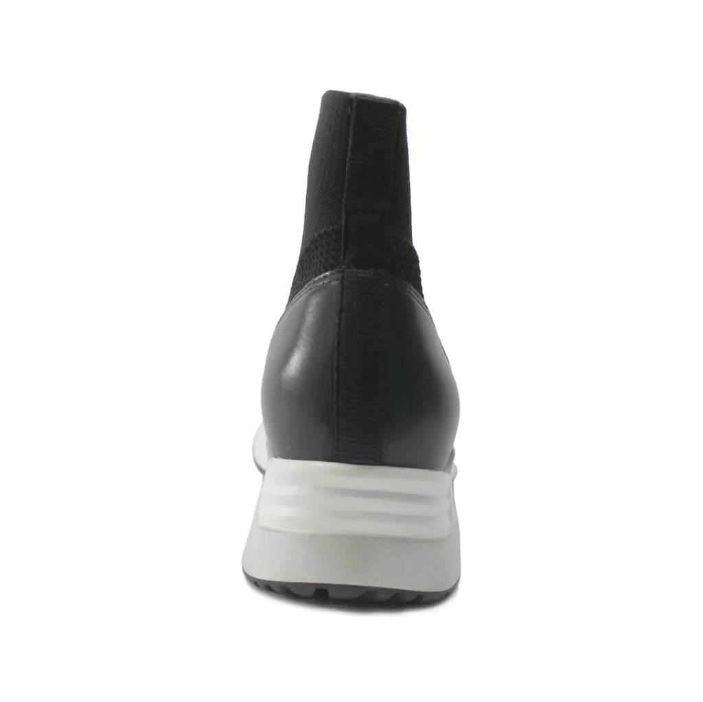Ash Lunar Leather Textile Women's High-Top Trainers