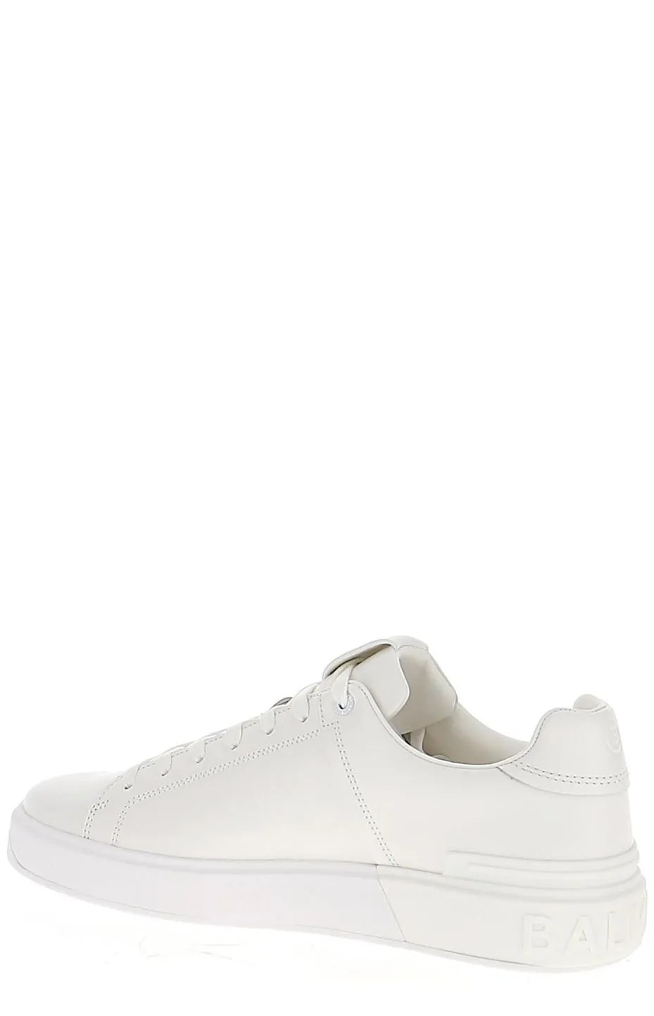 Balmain B-Court Logo Patch Sneakers