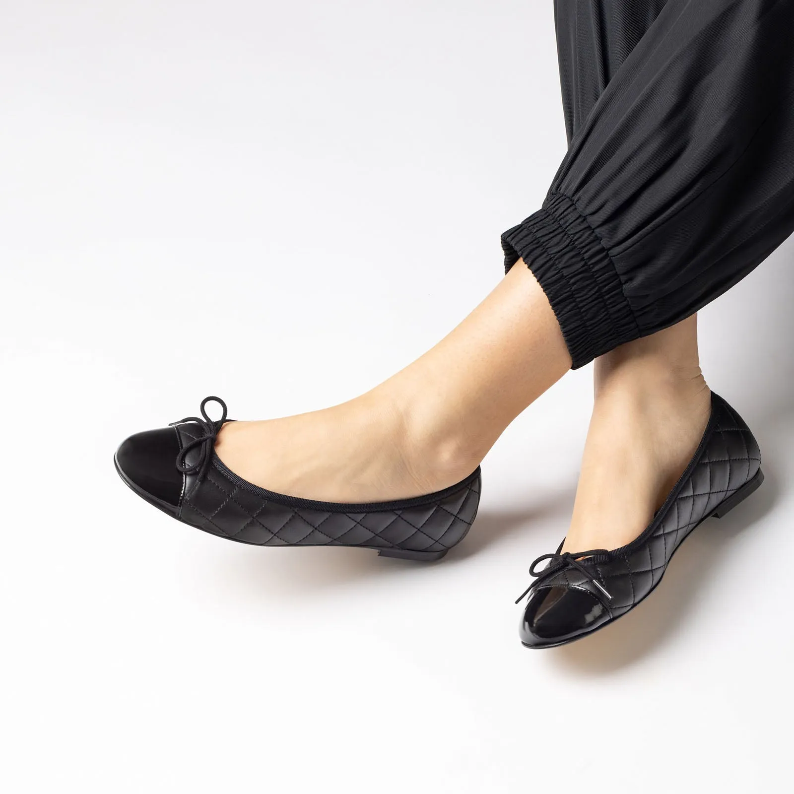 Belle Quilted Ballet Flat