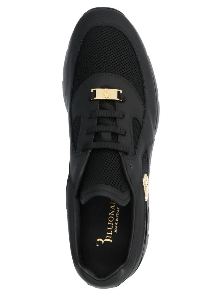 Billionaire Logo Plaque Sneakers