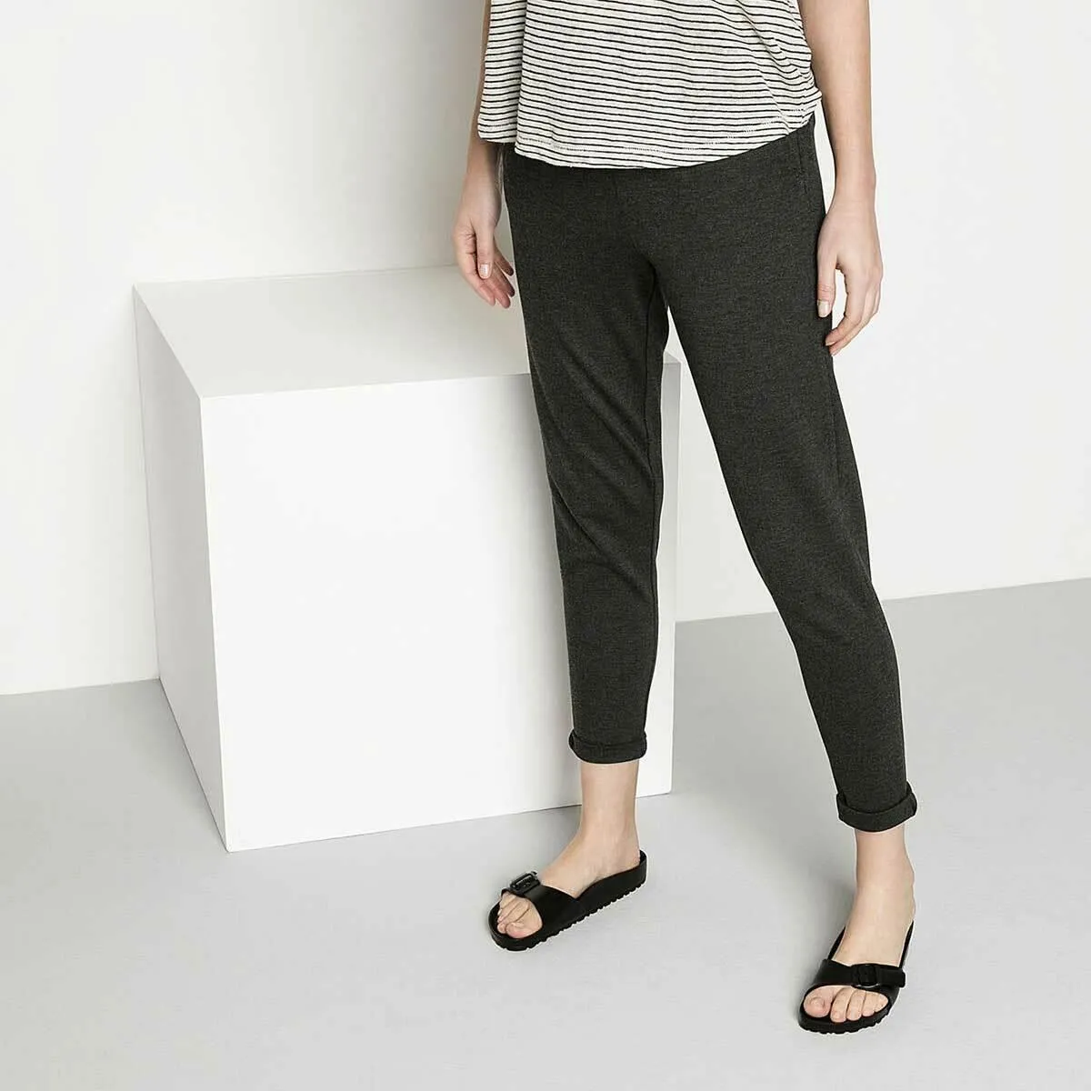 Birkenstock Madrid EVA Sandals - Narrow - Black