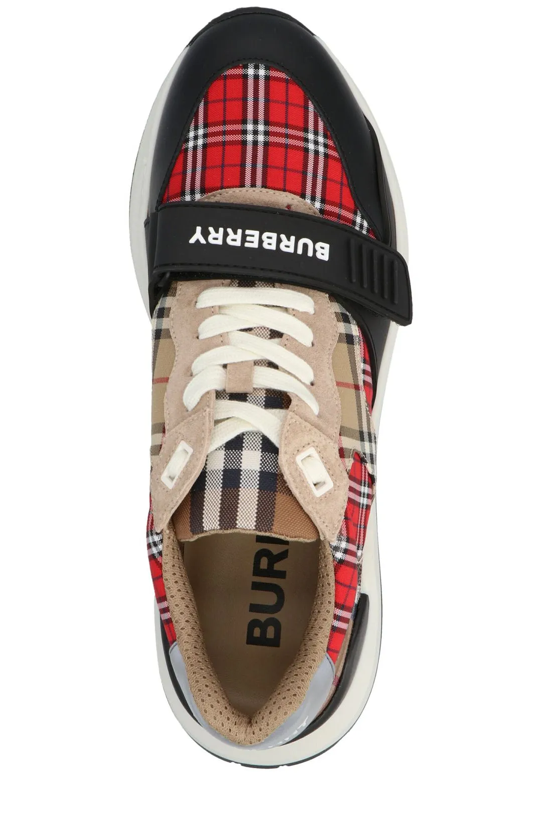 Burberry Contrast Check Sneakers