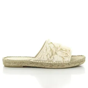 Calzanor 2012 White Slide Espadrilles