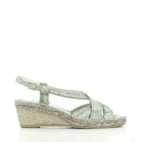 Calzanor 225 Aqua Blue Slingback Espadrilles