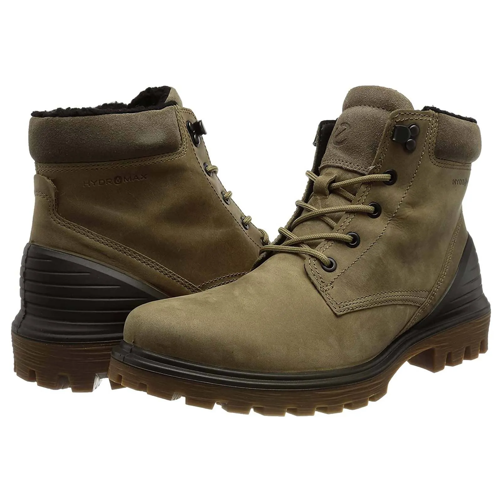 Ecco Tredtray Water Resistant OIled Nubuck Leather Insulated Men's Ankle Boots