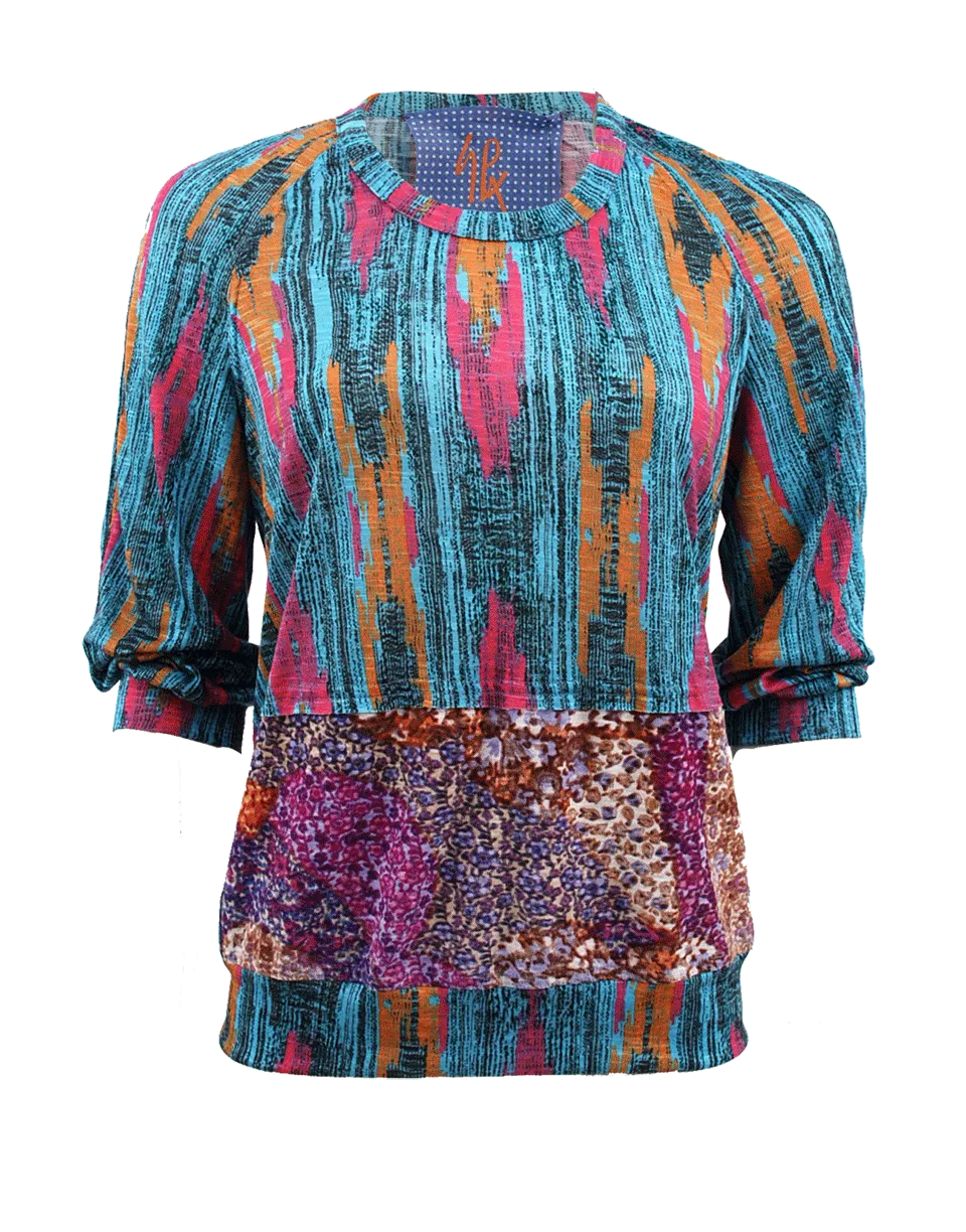 Elbow Sleeve Jersey Pullover