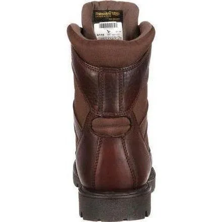 Georgia Men's Homeland 8" Waterproof Insulated Work Boot - Brown - G109