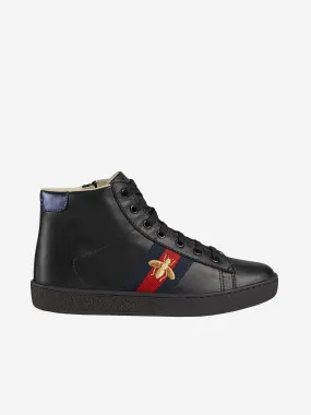 Gucci Leather High Top Trainers