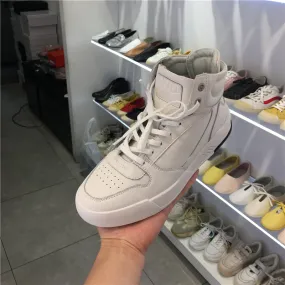 LUXE SEVEN DESIGN WHITE HIGH TOP TRAINER