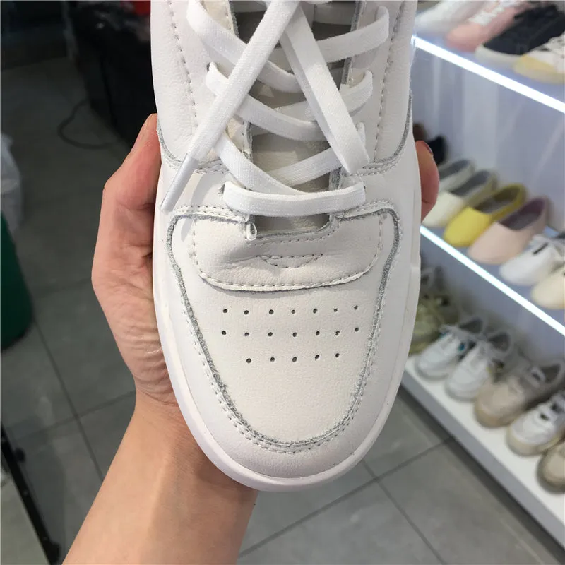 LUXE SEVEN DESIGN WHITE HIGH TOP TRAINER