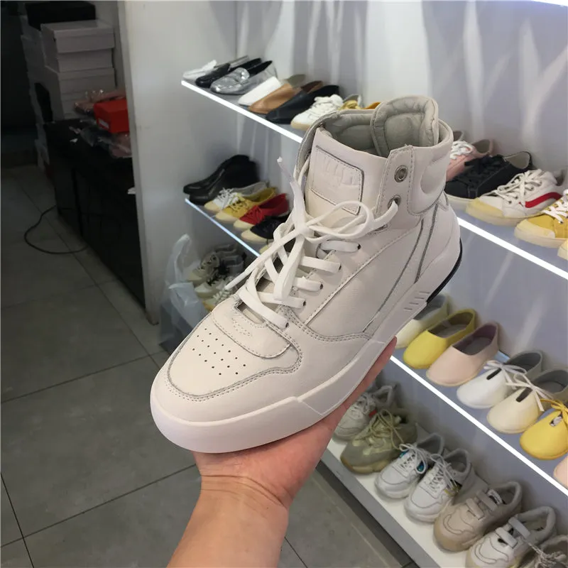LUXE SEVEN DESIGN WHITE HIGH TOP TRAINER