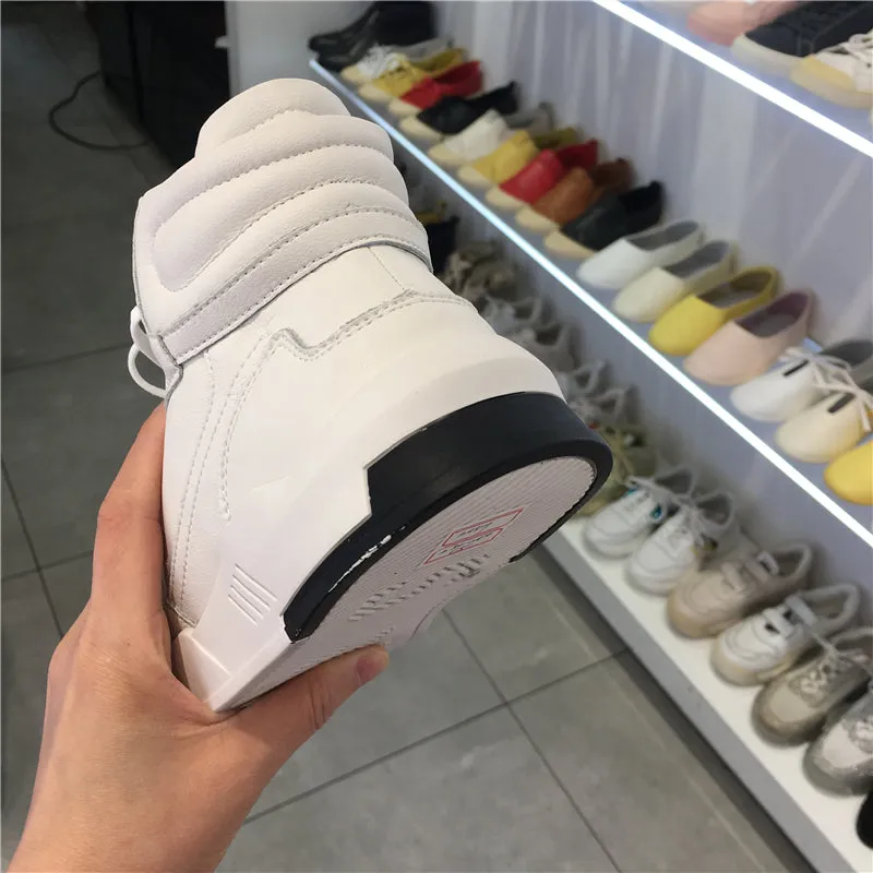 LUXE SEVEN DESIGN WHITE HIGH TOP TRAINER