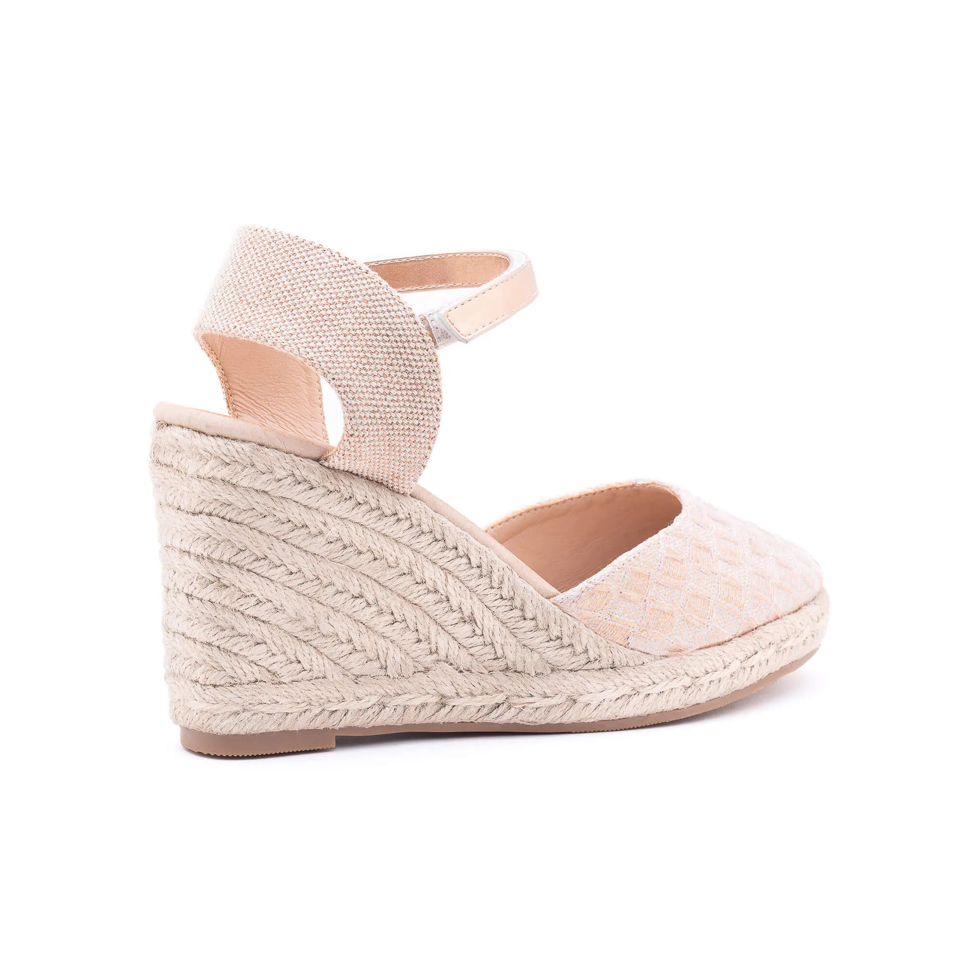 Mary Rose Gold Espadrilles