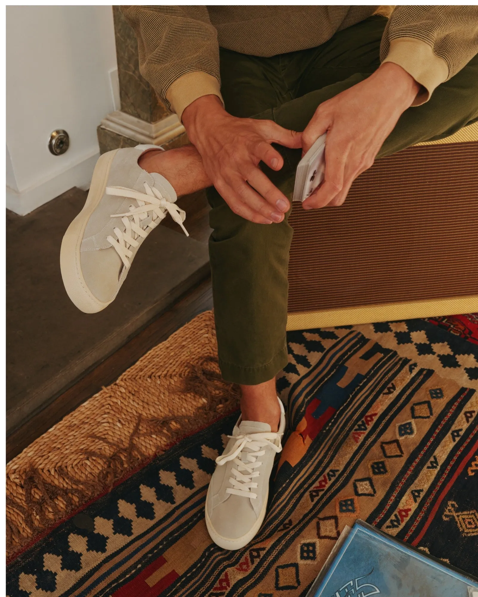 Mens_Sneakers_The Ibiza_Leather Colors_Stucco Gray
