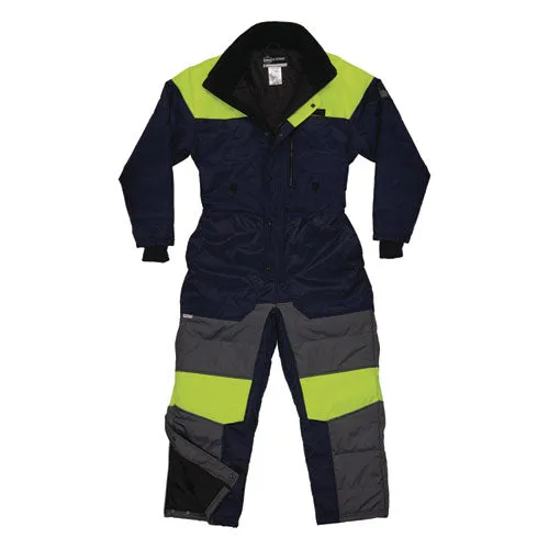 N-ferno 6475 Insulated Freezer Coverall, X-small, Navy, Ships In 1-3 Business Days