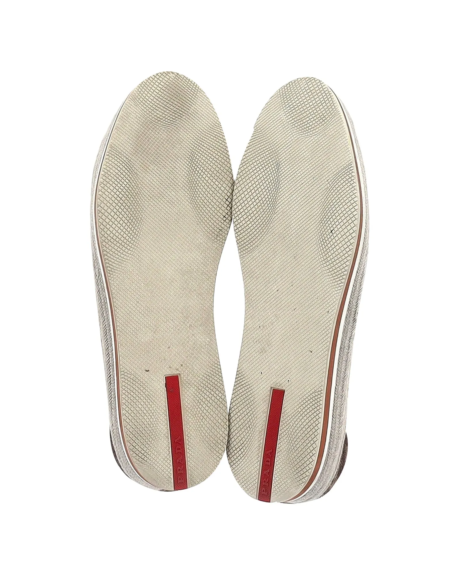 Prada Sport Espadrille Sneakers in Brown Suede