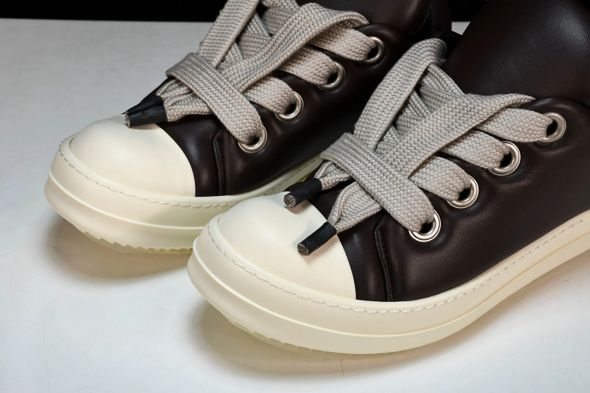 Rick Owens Luxor Jumbo Lace Padded Low 'Black'