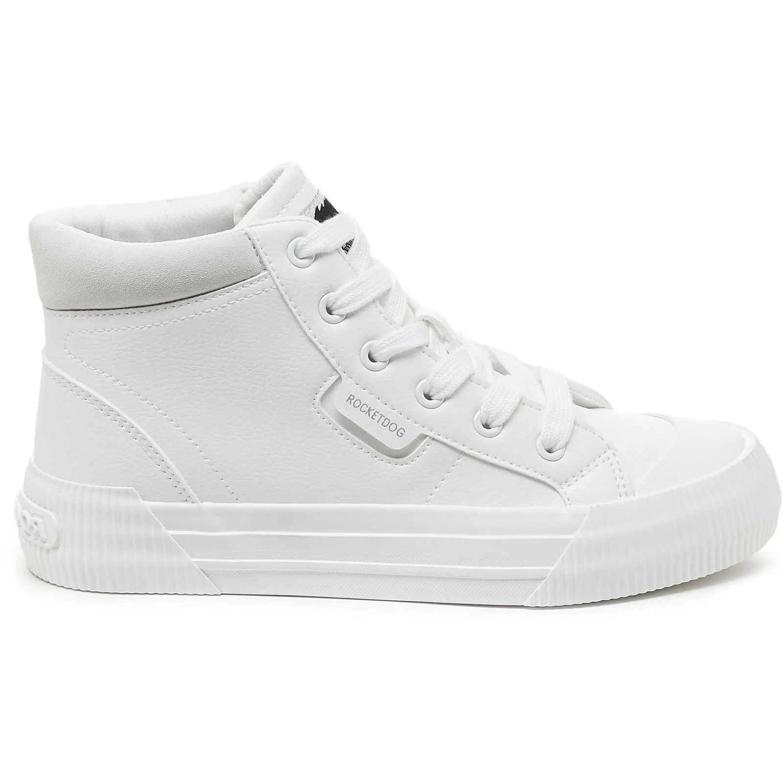 Rocket Dog Cheery Hi Polyurethane Women's White Trainers