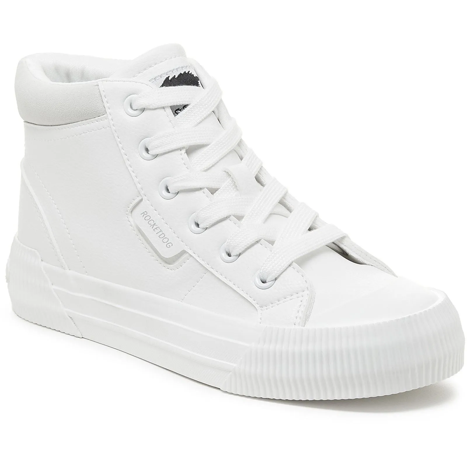 Rocket Dog Cheery Hi Polyurethane Women's White Trainers