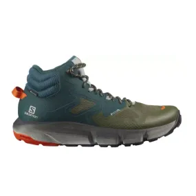 Salomon Predict Hike Mid GTX Hiking Boot (Men) - Ponderosa/Olive Night/Red Orange