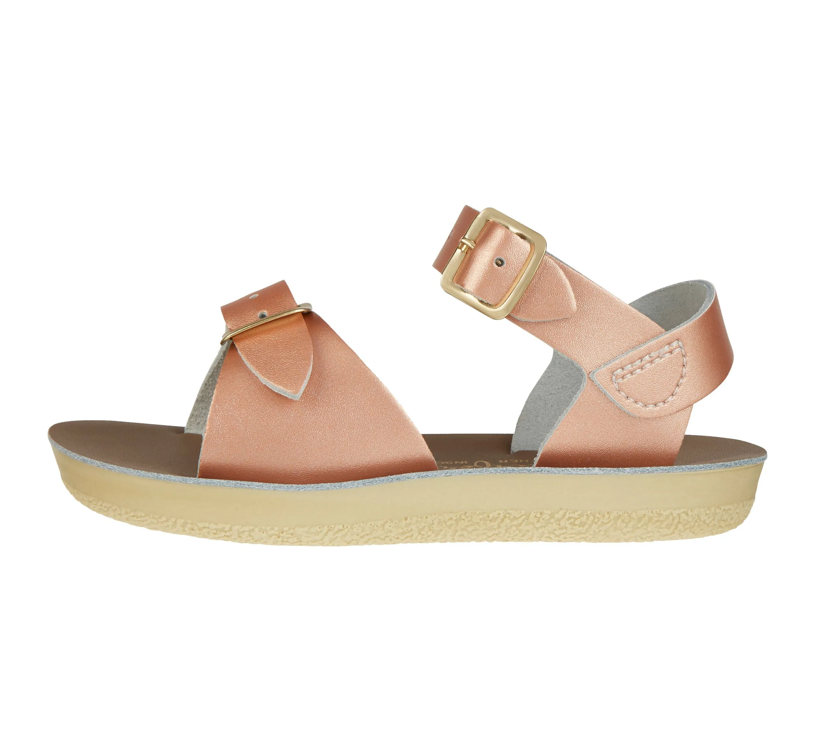 Salt-Water Sun-San | Kids Surfer Sandals | Rose Gold