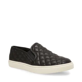 Steve Madden Ecentrcq Sporty Chic Quilted Slip-on Sneaker Black (6.5, Black)