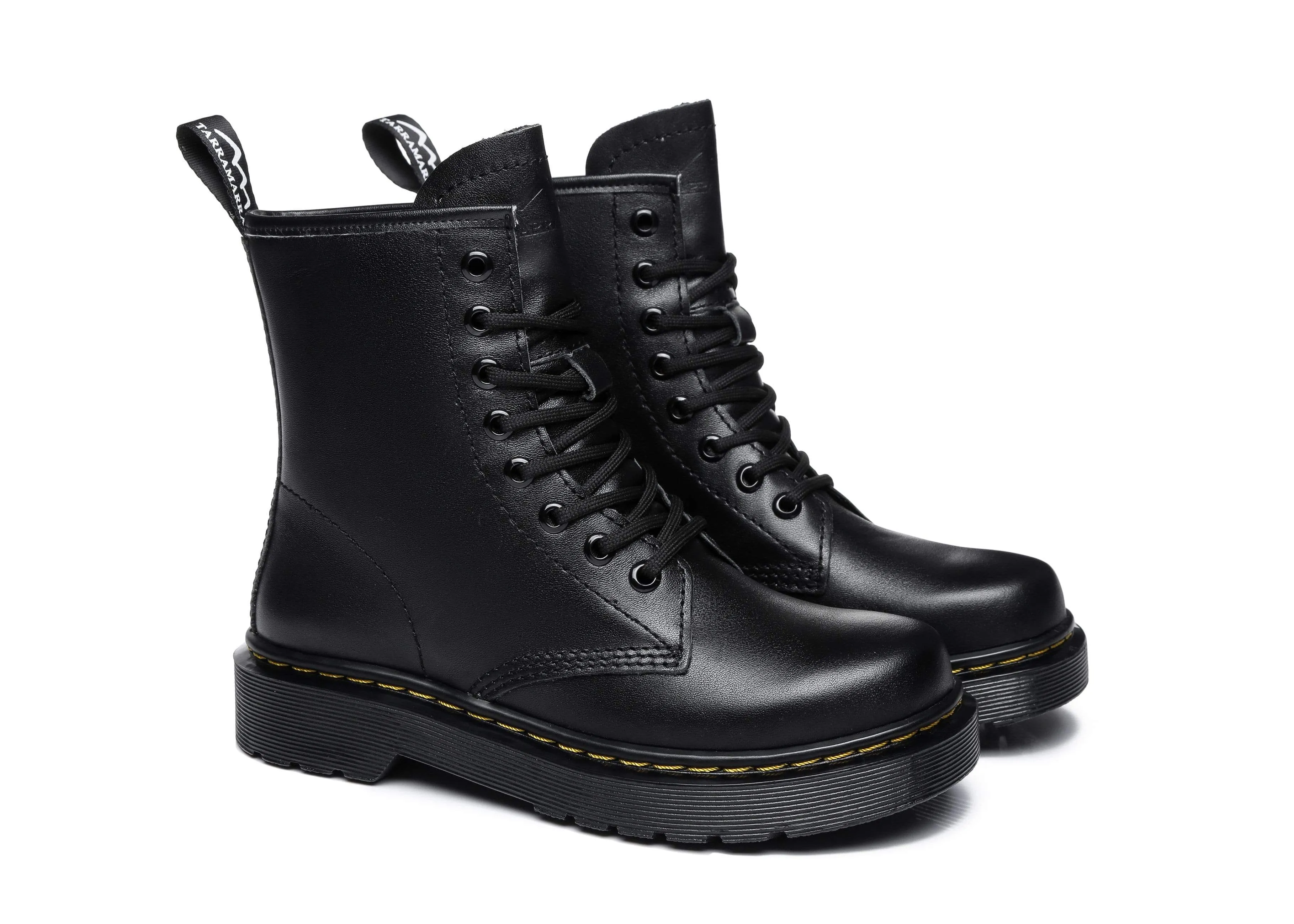 TARRAMARRA® Simona Women HI Lift Platform Lace Up Leather Boots
