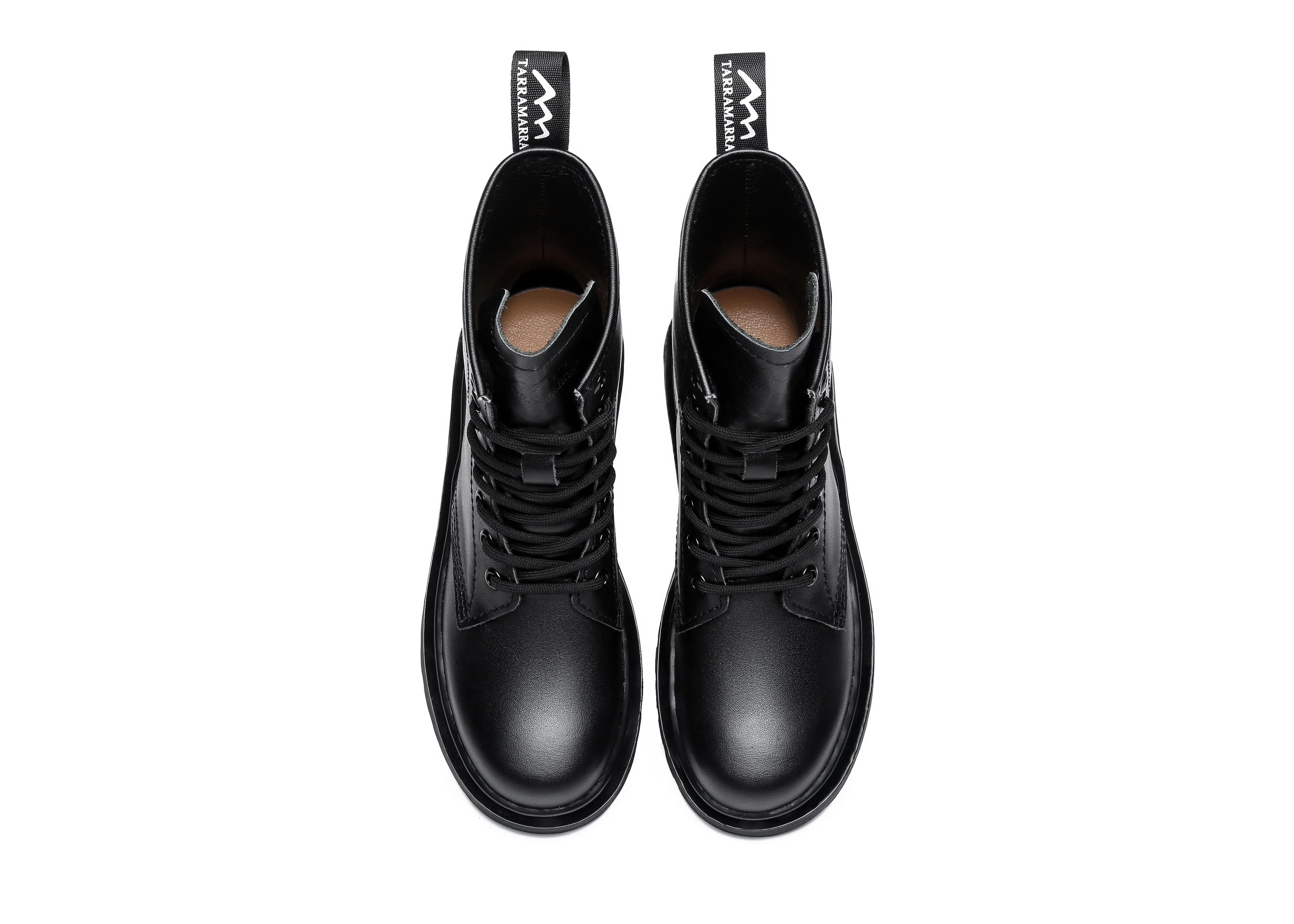 TARRAMARRA® Simona Women HI Lift Platform Lace Up Leather Boots
