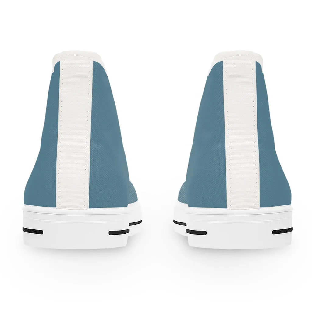 Teal Women's High Top Sneakers