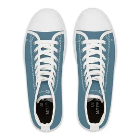 Teal Women's High Top Sneakers
